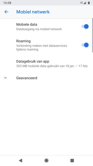 Selecteer Geavanceerd