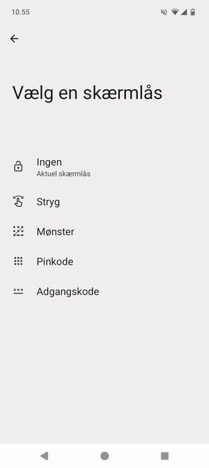 Vælg Mønster