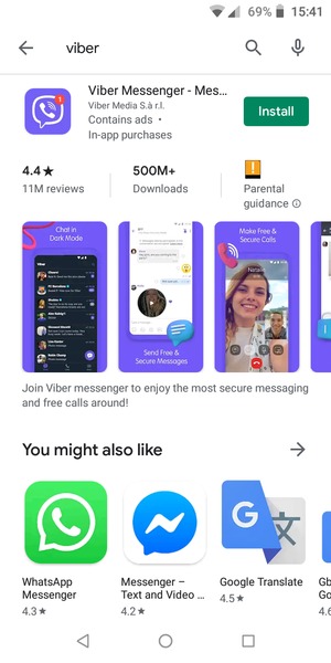 Select the app