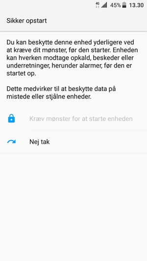 Vælg din foretrukne mulighed