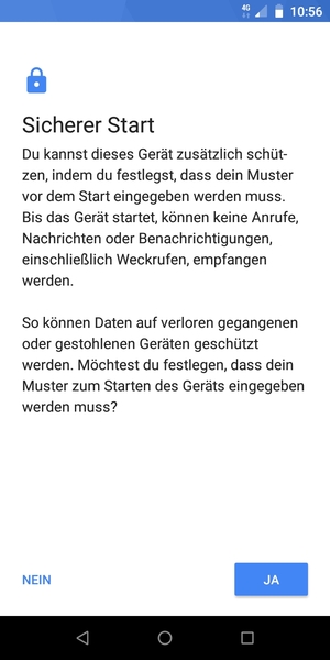 Wählen Sie die gewünschte Option