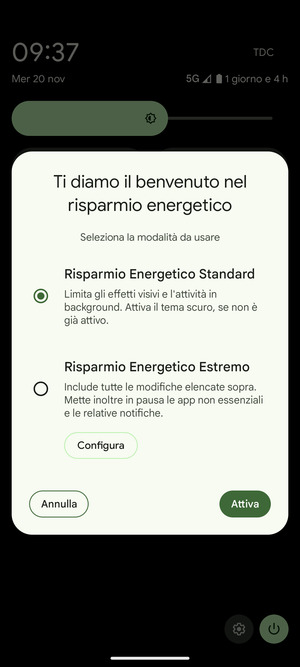 Seleziona Attiva