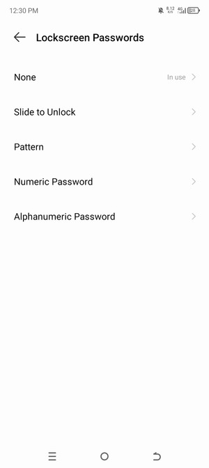 Select Pattern