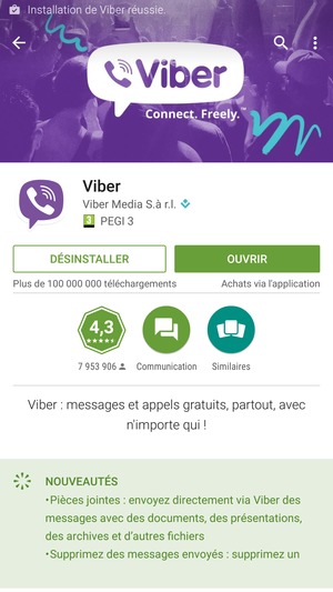 Sélectionnez OUVRIR