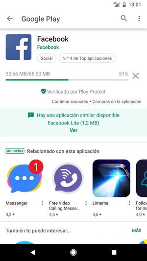 Espere a que el proceso de instalación finalice