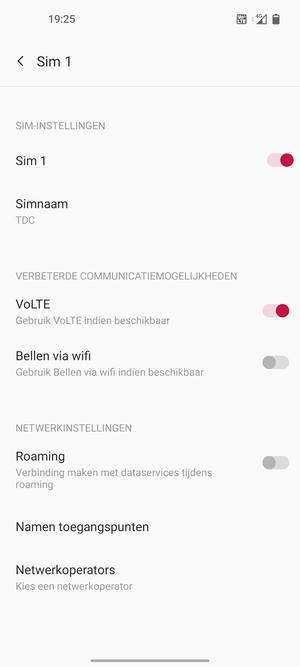 Selecteer Namen toegangspunten
