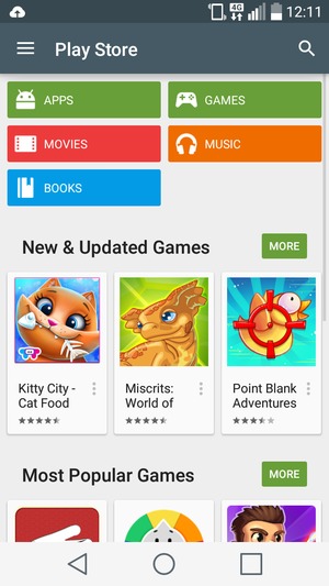 Select the Search button