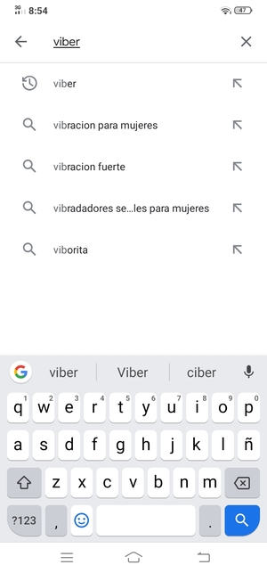 Introduzca el nombre de la aplicación y seleccione Buscar