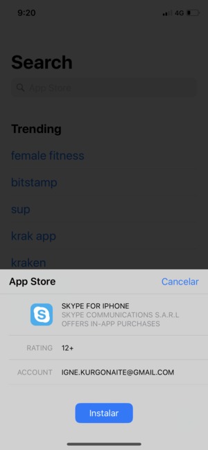 Seleccione Instalar