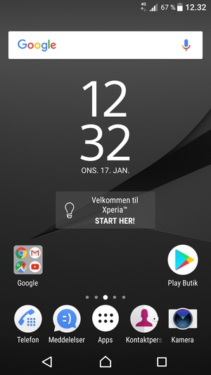 Vælg Apps