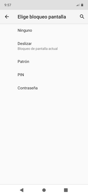 Seleccione Patrón
