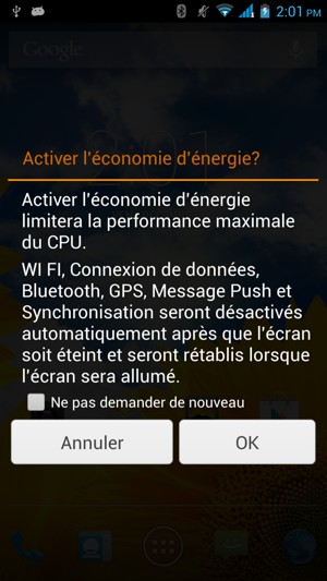 Sélectionnez OK
