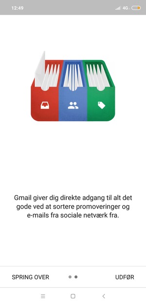 Vælg UDFØR