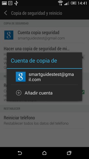 Seleccione su cuenta