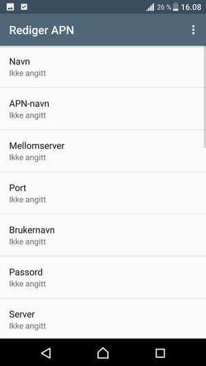 Skriv inn MMS-informasjon