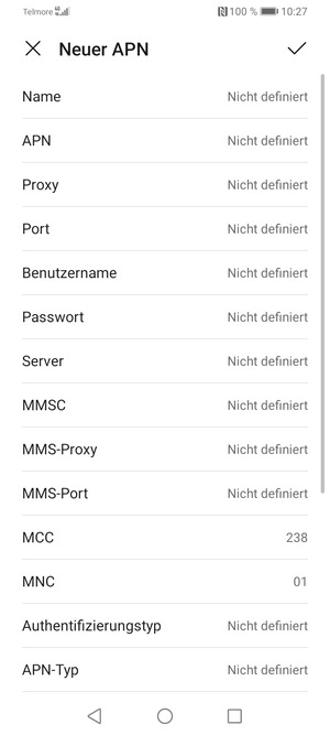 Geben Sie Internet-Informationen ein
