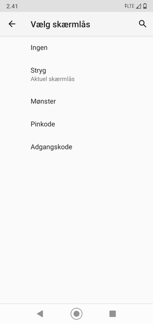 Vælg Mønster