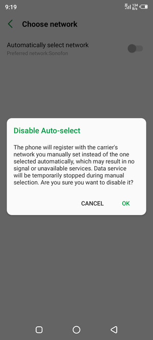 Select OK