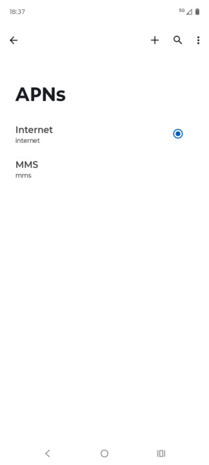 Select the Menu button