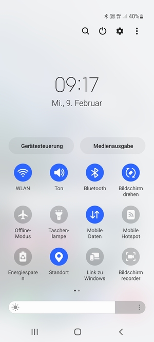 Schalten Sie WLAN und Bluetooth aus