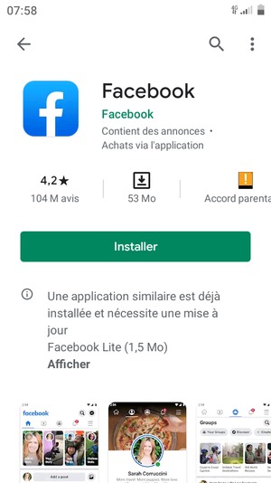 Sélectionnez Installer