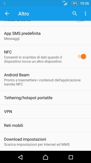 Attendi il completamento del download
