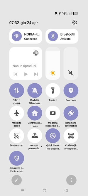 Seleziona Wi-Fi