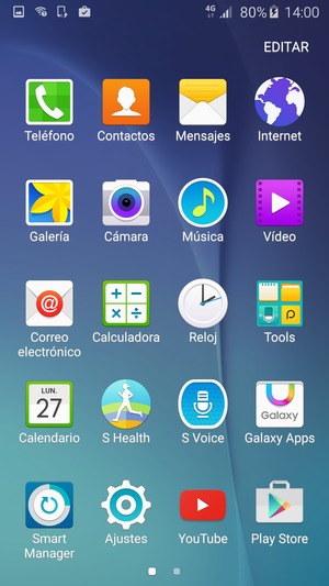 Seleccione Ajustes