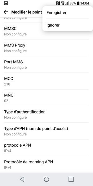Sélectionnez Enregistrer