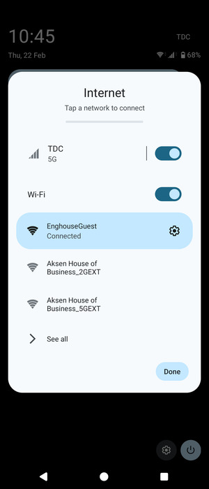Turn off Wi-Fi