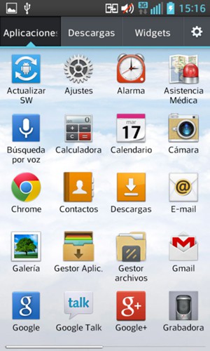 Seleccione Ajustes