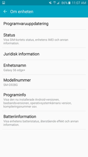 Välj Programvaruuppdatering