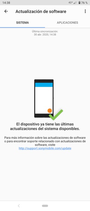 Espere a que la búsqueda termine