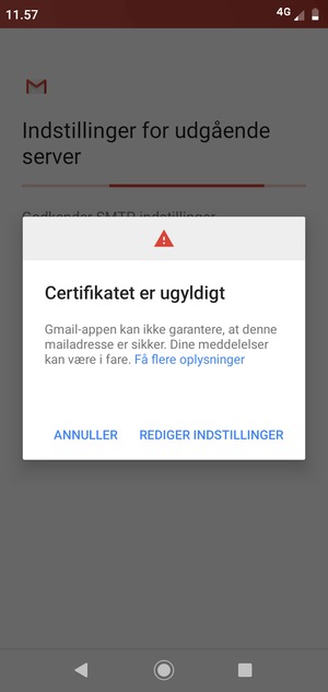 Vælg REDIGER INDSTILLINGER