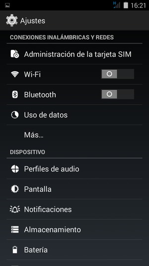 Seleccione Más...
