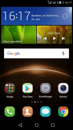 Wählen Sie Einstellungen