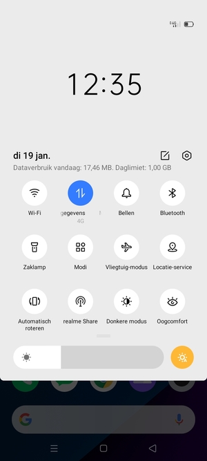 Selecteer de Instellingen knop