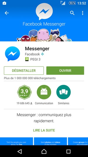 Sélectionnez OUVRIR