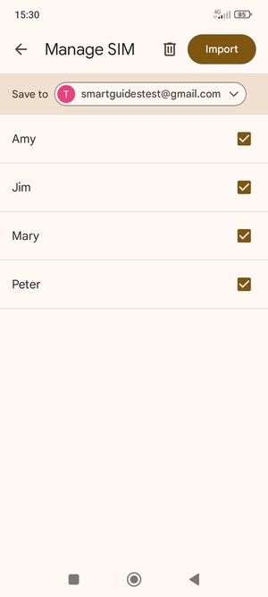 Select Import