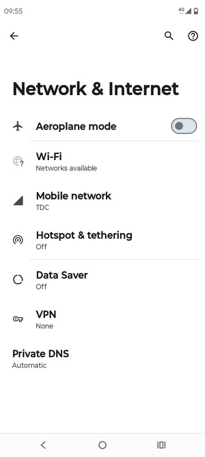 Select Mobile network