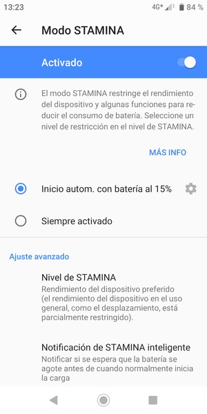 Active Modo STAMINA