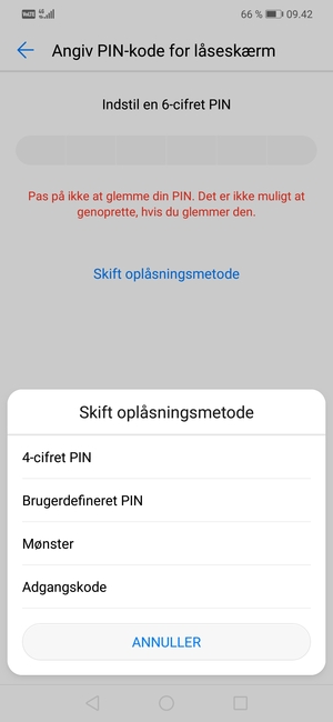 Vælg Mønster