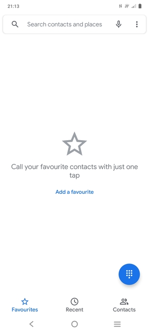 Select the menu button