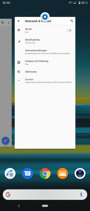 Apps nach oben streifen, um sie zu schliessen. Dies wird Batterie sparen.