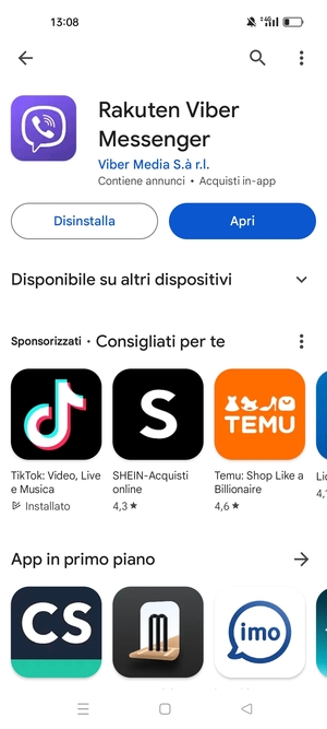 Seleziona Apri
