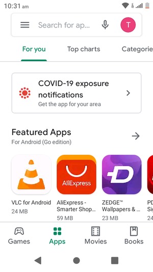 Select the Search bar