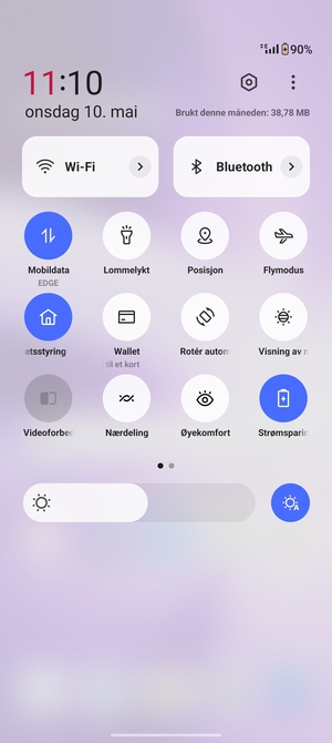 Slå Strømsparingsmodus på