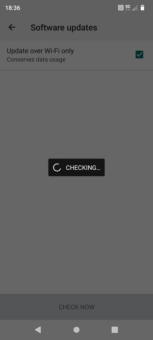 Wait for the search to finish