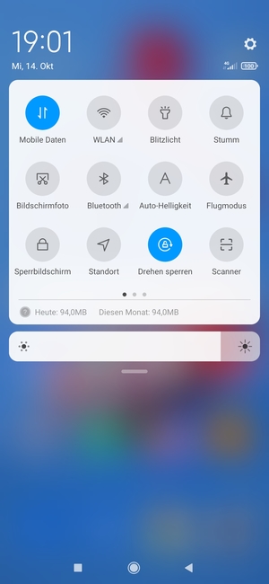 Stellen Sie die Helligkeit auf das erforderliche Niveau