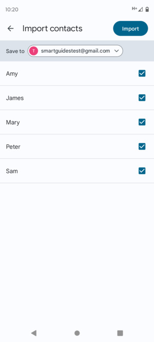 Select Import